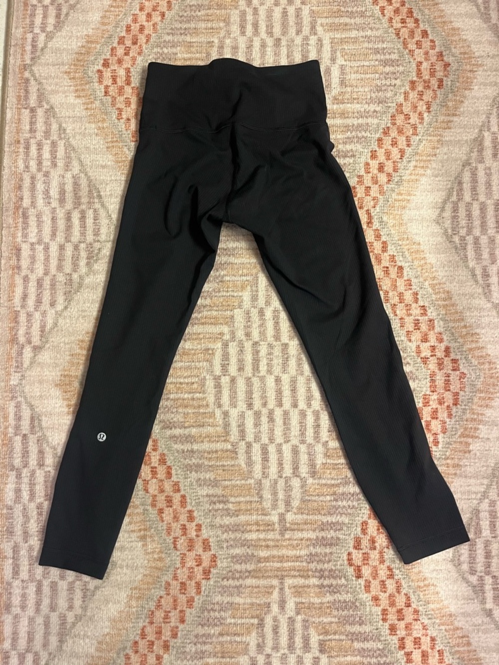 lululemon athletica Black Ribbed Leggings - Picture 2 of 3